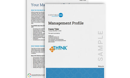 Everything DiSC® Management Profile | TH!NK Training Store | Everything DiSC® Certification Training & Tools